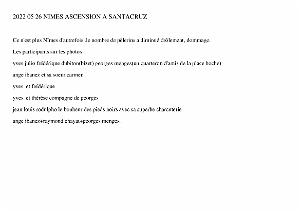 2022 05 26 NIMES ASCENSION A SANTACRUZ